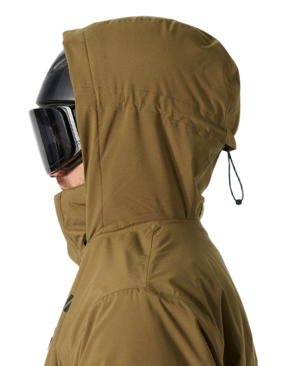 Sepia Coloured Helly Hansen Mens Crewser Jacket on white background 