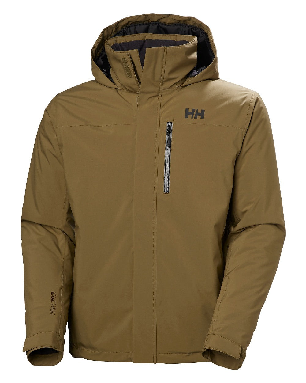 Sepia Coloured Helly Hansen Mens Crewser Jacket on white background 