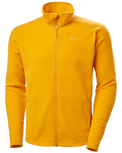 Cloudberry coloured Helly Hansen Mens Daybreaker Fleece Jacket on white background 