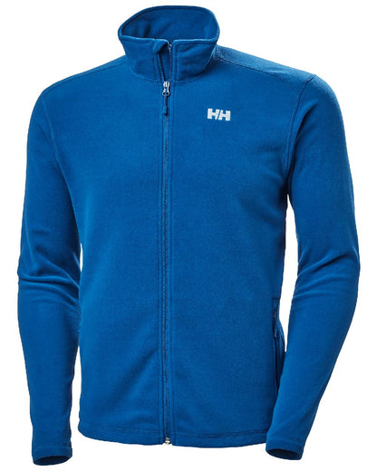 Deep Fjord coloured Helly Hansen Mens Daybreaker Fleece Jacket on white background 