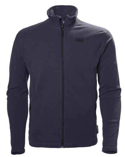 Graphite blue coloured Helly Hansen Mens Daybreaker Fleece Jacket on white background 