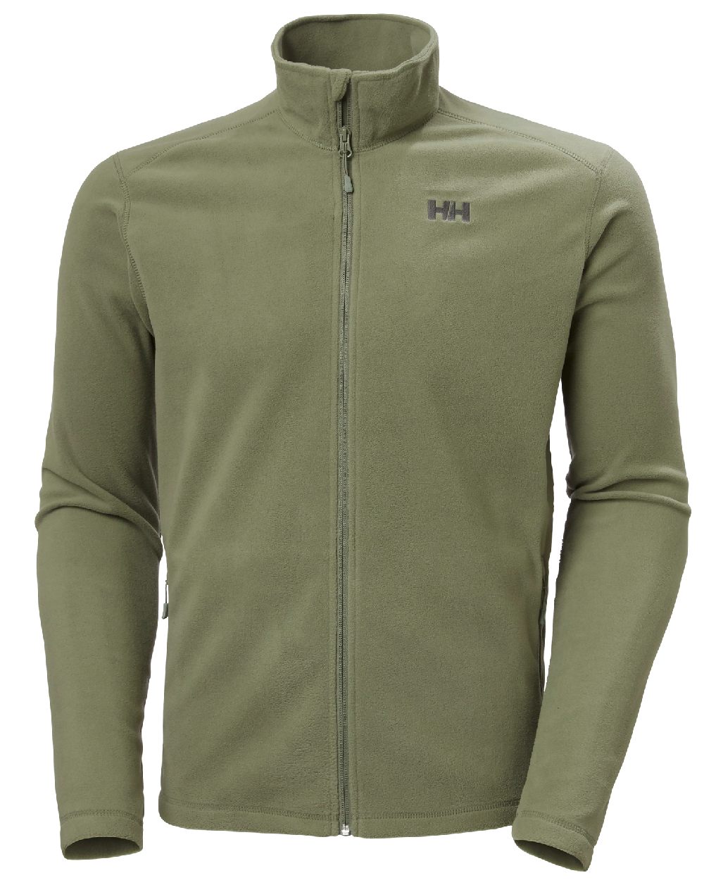 Lav Green coloured Helly Hansen Mens Daybreaker Fleece Jacket on white background 