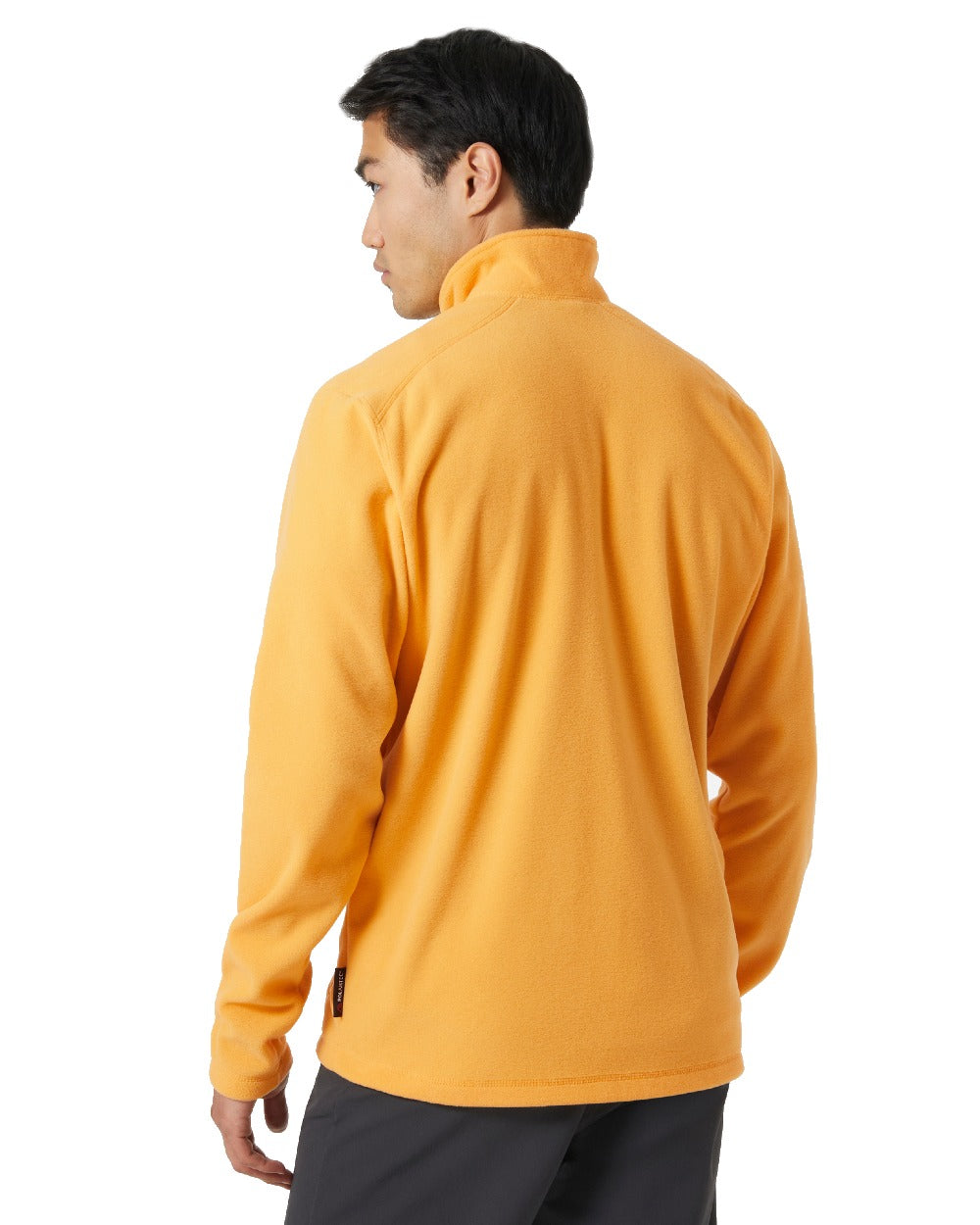 Mead coloured Helly Hansen Mens Daybreaker Fleece Jacket on white background 