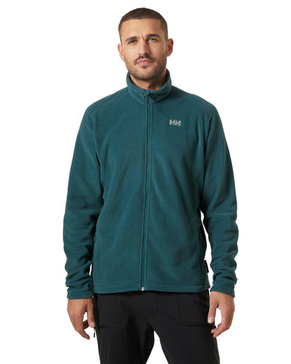 Deep Creek coloured Helly Hansen Mens Daybreaker Fleece Jacket on white background 