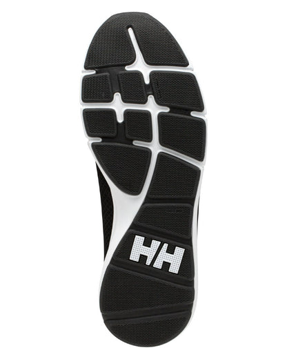 Black-White Coloured Helly Hansen Mens Feathering Shoes on white background 