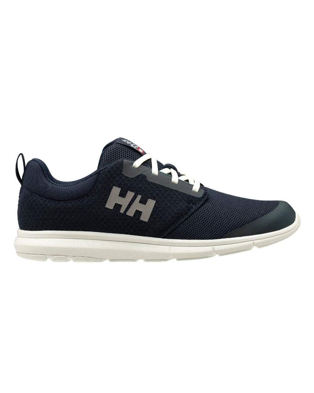 Navy Off White Coloured Helly Hansen Mens Feathering Shoes on white background 