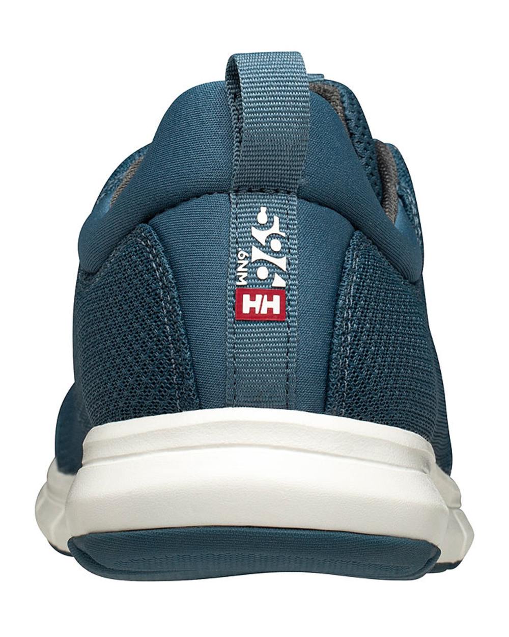 Washed Navy Coloured Helly Hansen Mens Feathering Shoes on white background 