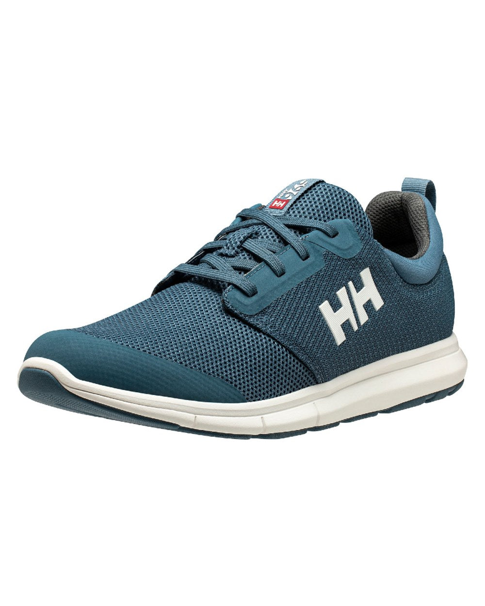 Washed Navy Coloured Helly Hansen Mens Feathering Shoes on white background 
