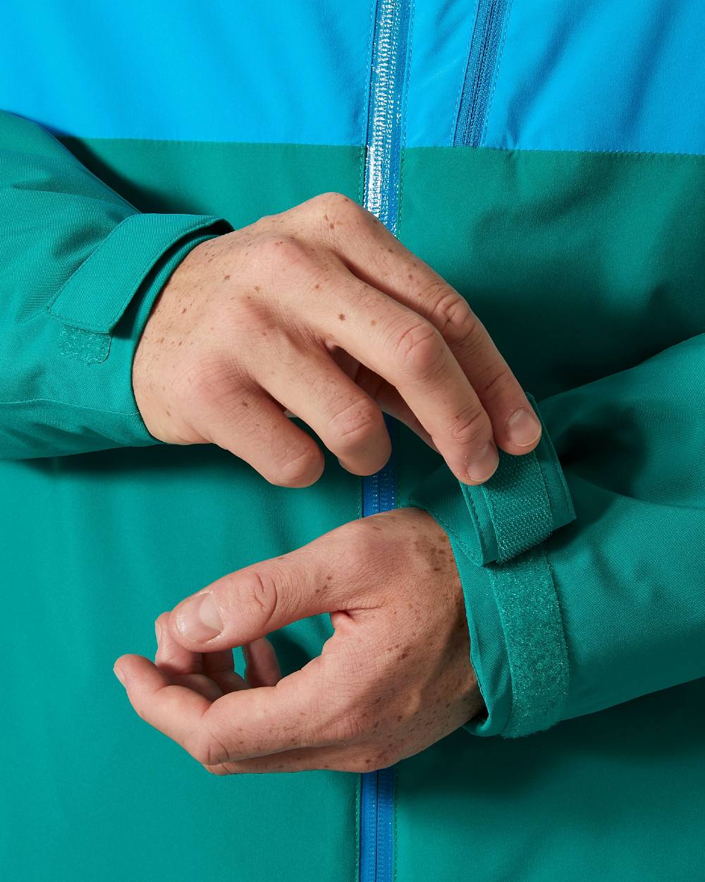 Signal Green Coloured Helly Hansen Mens Gravity Jacket on white background 