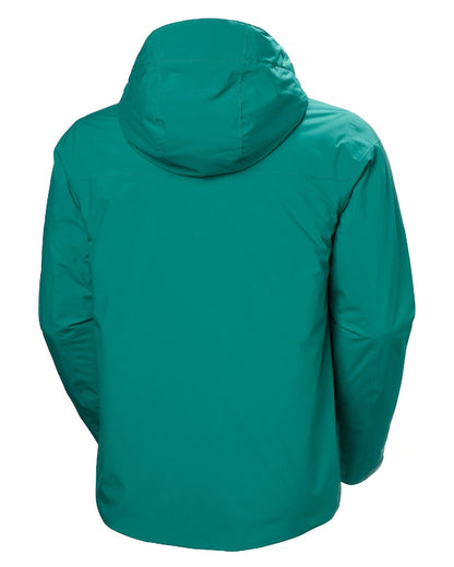 Signal Green Coloured Helly Hansen Mens Gravity Jacket on white background 