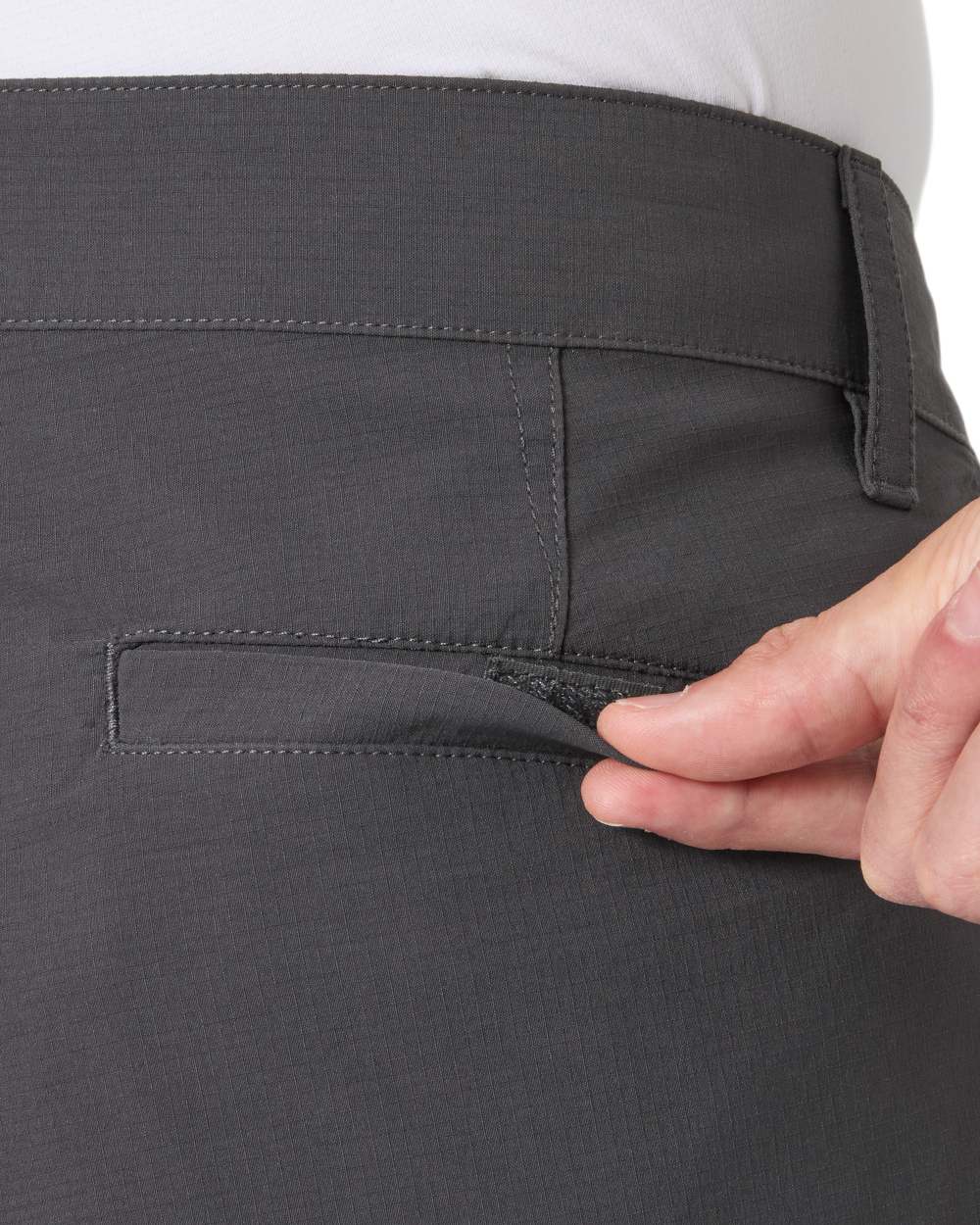 Ebony coloured Helly Hansen Mens HH Quick-Dry Cargo Shorts 11 on white background 