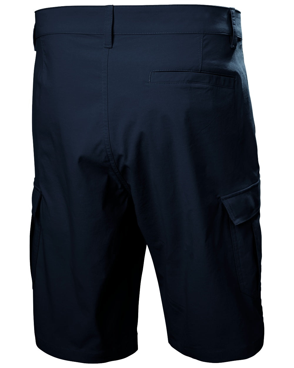 Navy coloured Helly Hansen Mens HH Quick-Dry Cargo Shorts 11 on white background 