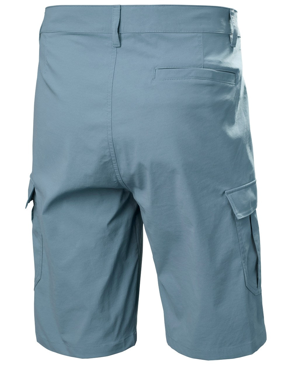 Washed Navy coloured Helly Hansen Mens Quick-Dry Cargo Shorts 11"on white background 