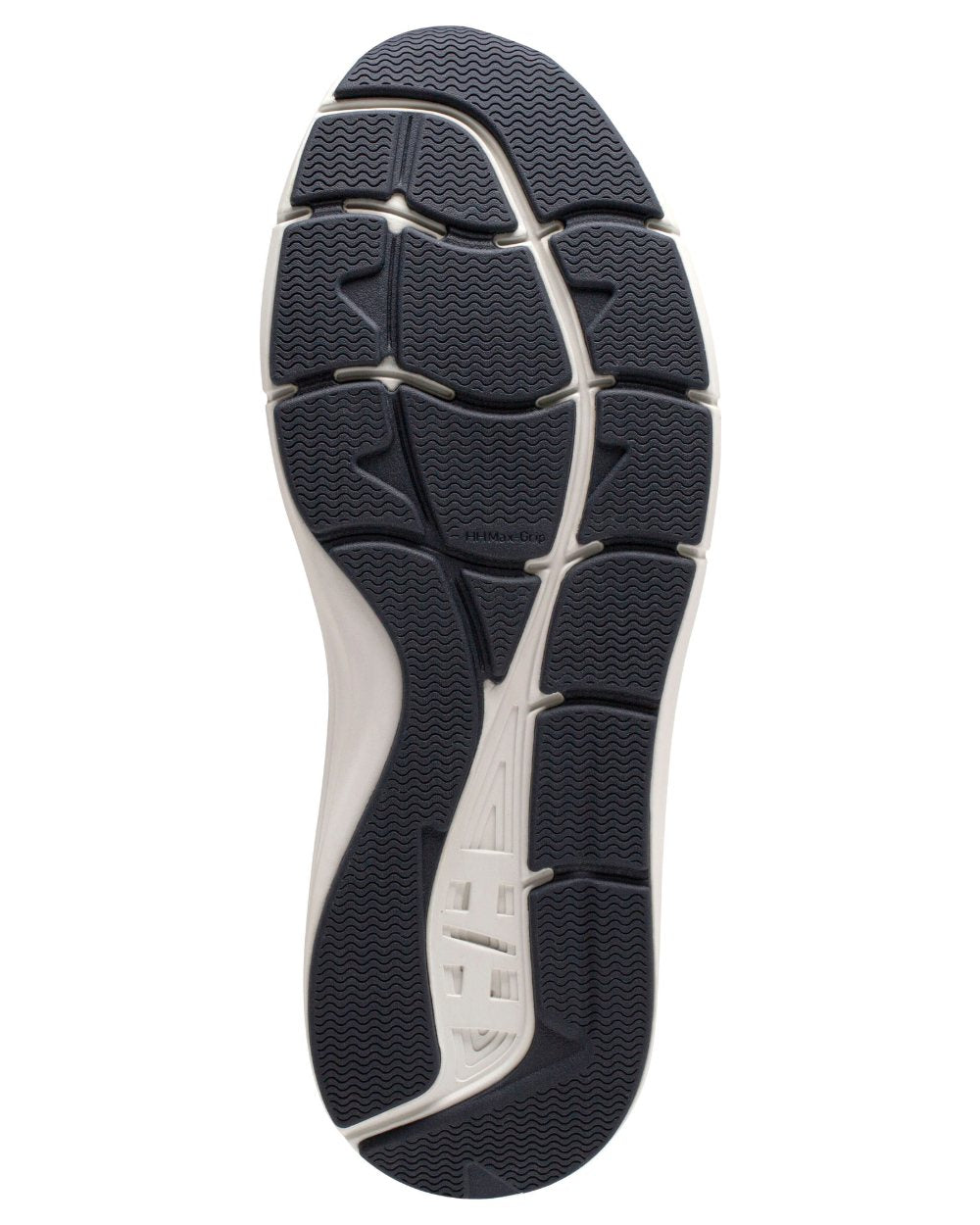 Navy Red Alert Coloured Helly Hansen Mens HP Ahiga EVO 5 Marine Lifestyle Shoes on white background 