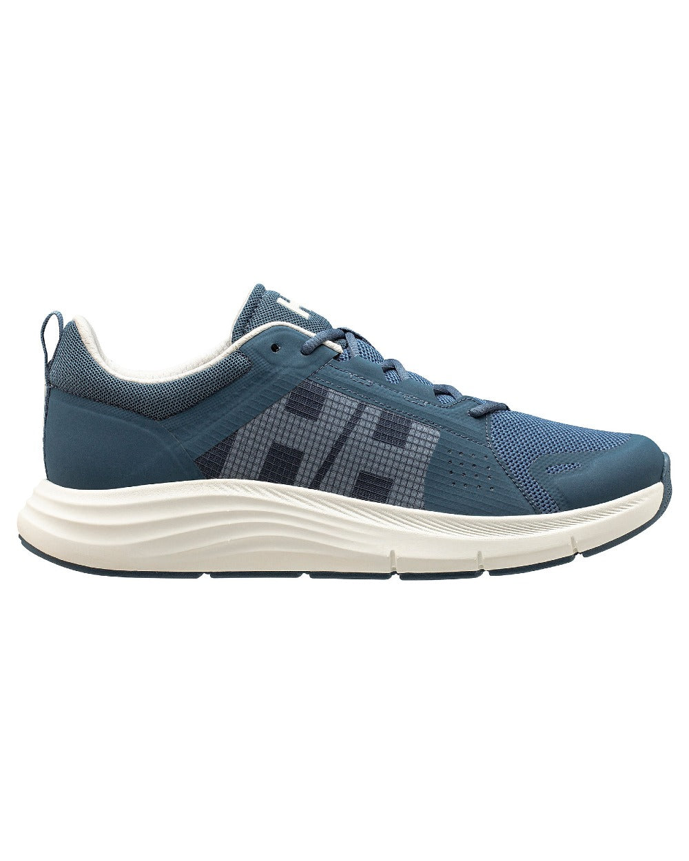 Washed Navy Coloured Helly Hansen Mens HP Ahiga EVO 5 Marine Lifestyle Shoes on white background 