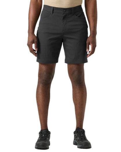 Ebony Coloured Helly Hansen Mens Holmen 5 Pocket Shorts on white background 