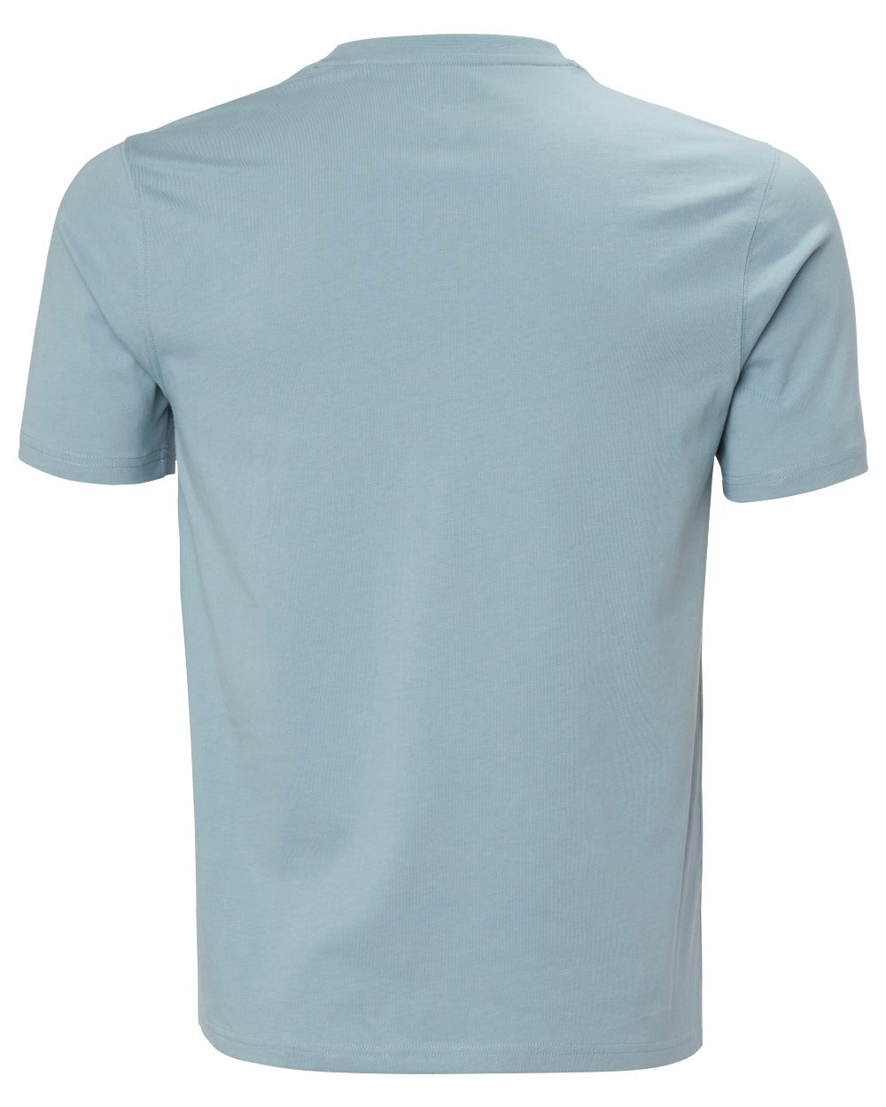 Windy Blue coloured Helly Hansen Mens Hudson T-Shirt on white background 