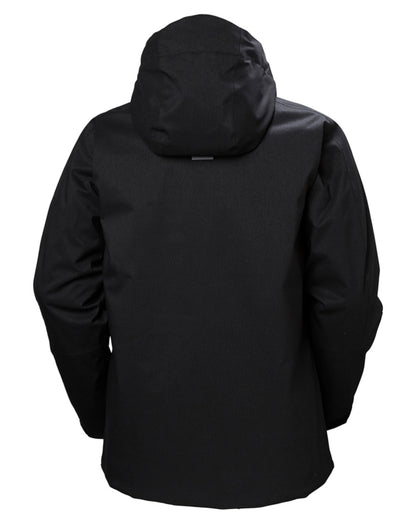 Black Coloured Helly Hansen Mens Juniper 3.0 Jacket on white background 