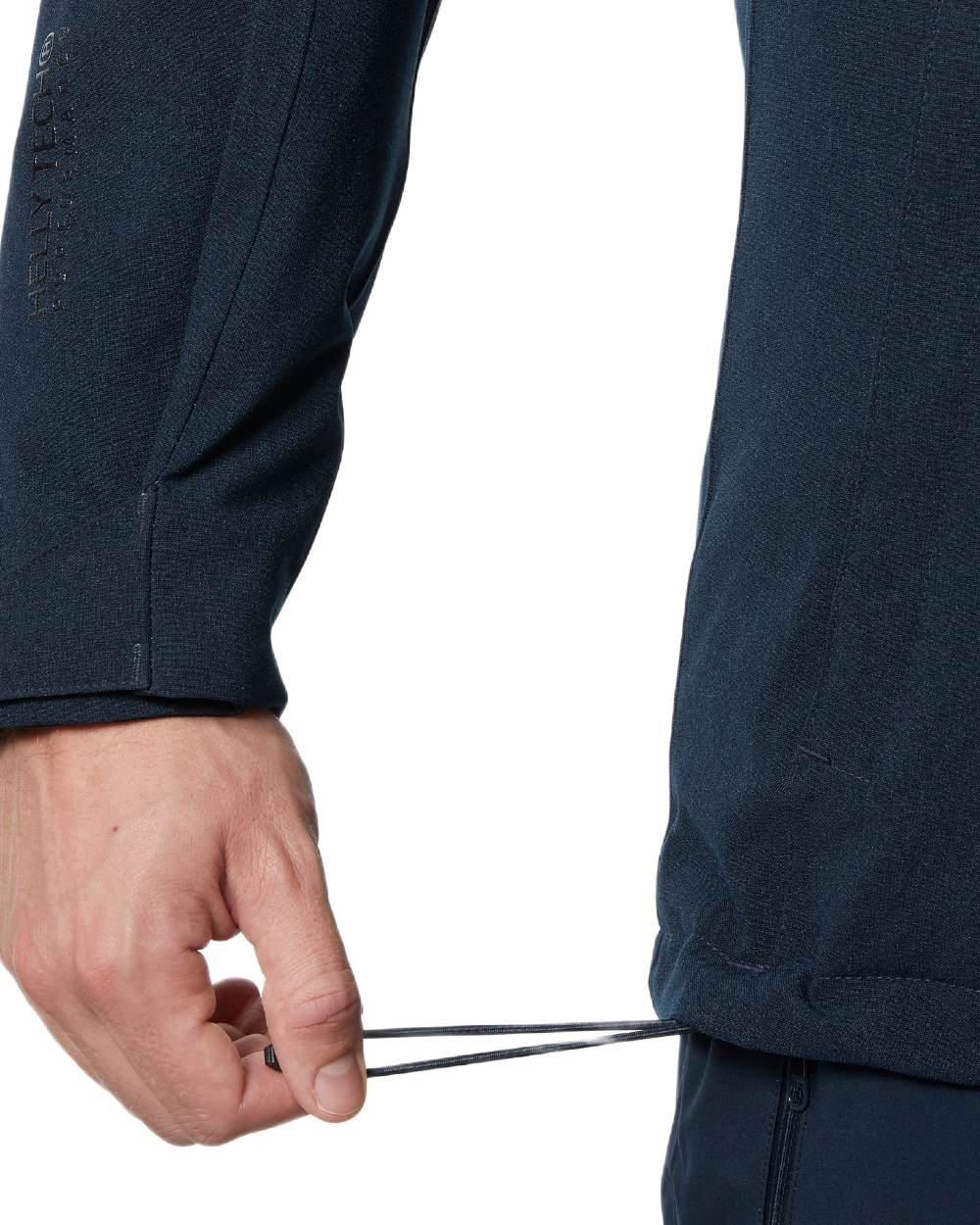 Navy Coloured Helly Hansen Mens Juniper 3.0 Jacket on white background 