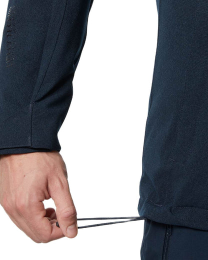 Navy Coloured Helly Hansen Mens Juniper 3.0 Jacket on white background 