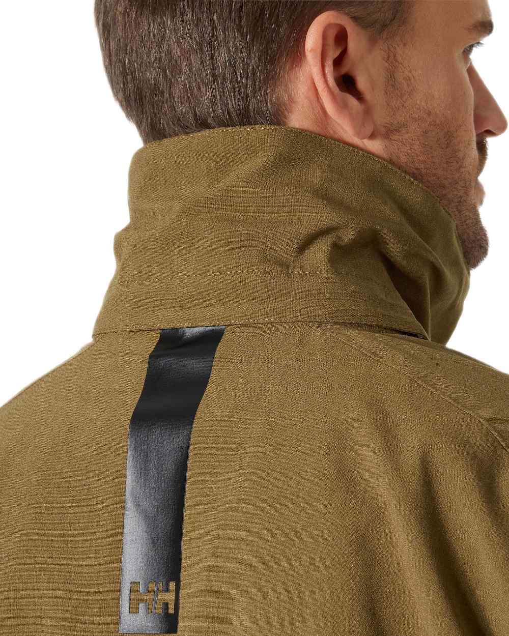 Sepia Coloured Helly Hansen Mens Juniper 3.0 Jacket on white background 