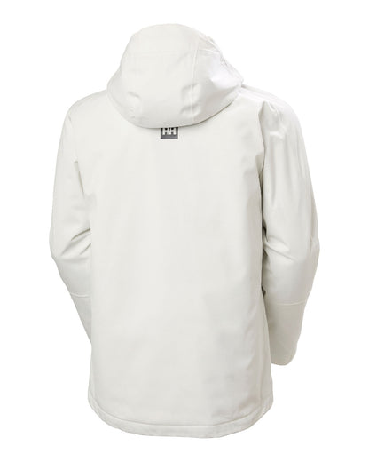 Snow Coloured Helly Hansen Mens Juniper 3.0 Jacket on white background 