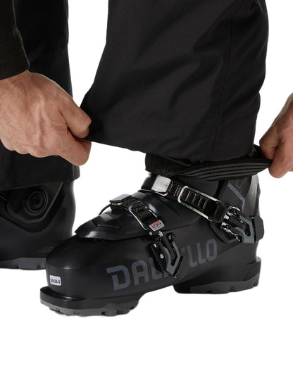 Black Coloured Helly Hansen Mens Legendary Insulated Bib Pants on white background 