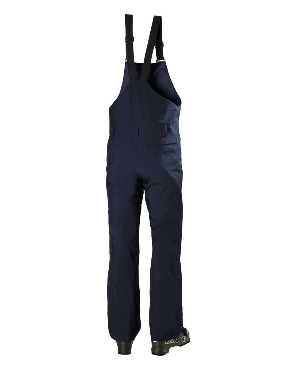 Navy Coloured Helly Hansen Mens Legendary Insulated Bib Pants on white background 