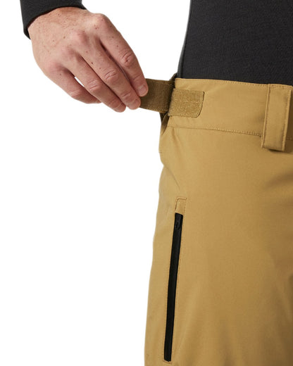 Lynx Coloured Helly Hansen Mens Legendary Insulated Ski Pants on white background 