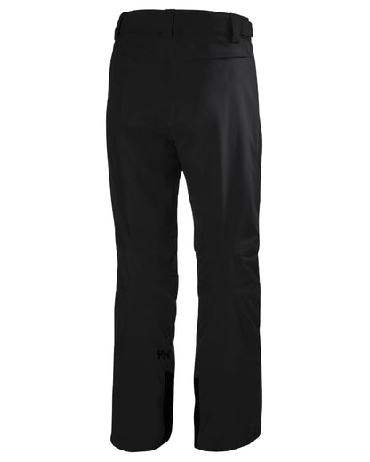 Black Coloured Helly Hansen Mens Legendary Insulated Ski Pants on white background 