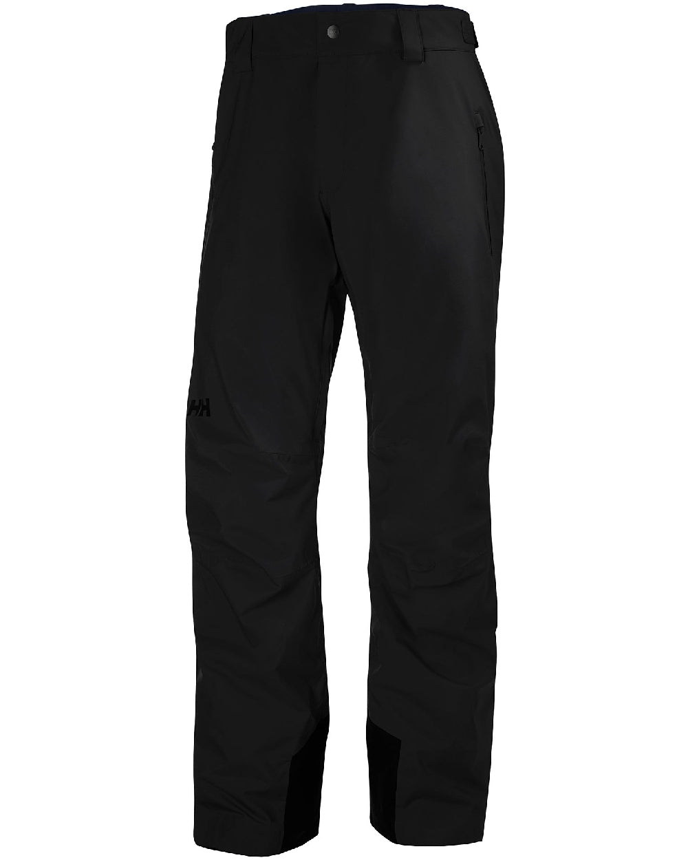 Black Coloured Helly Hansen Mens Legendary Insulated Ski Pants on white background 