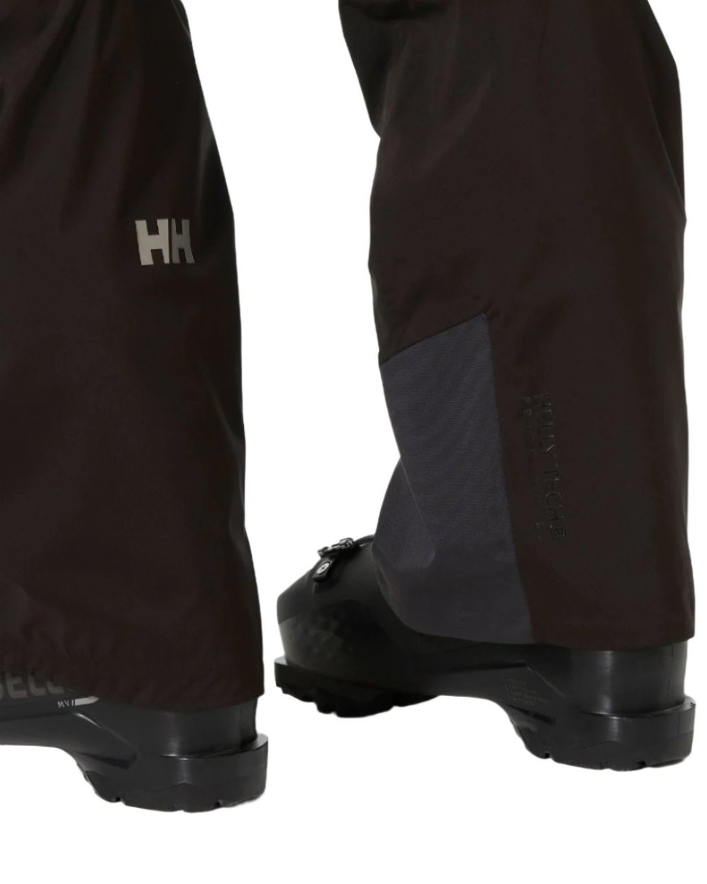 Black Coloured Helly Hansen Mens Legendary Insulated Ski Pants on white background 