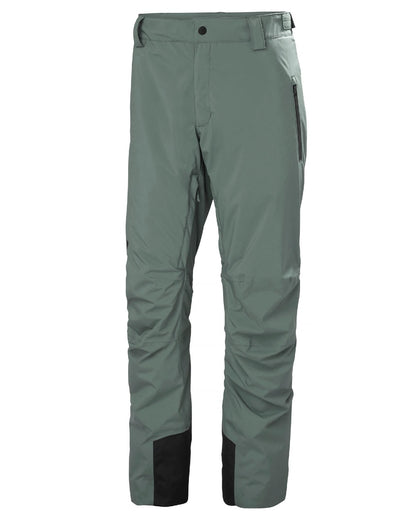 Concrete Coloured Helly Hansen Mens Legendary Insulated Ski Pants on white background 