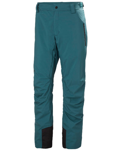 Dark Creek Coloured Helly Hansen Mens Legendary Insulated Ski Pants on white background 