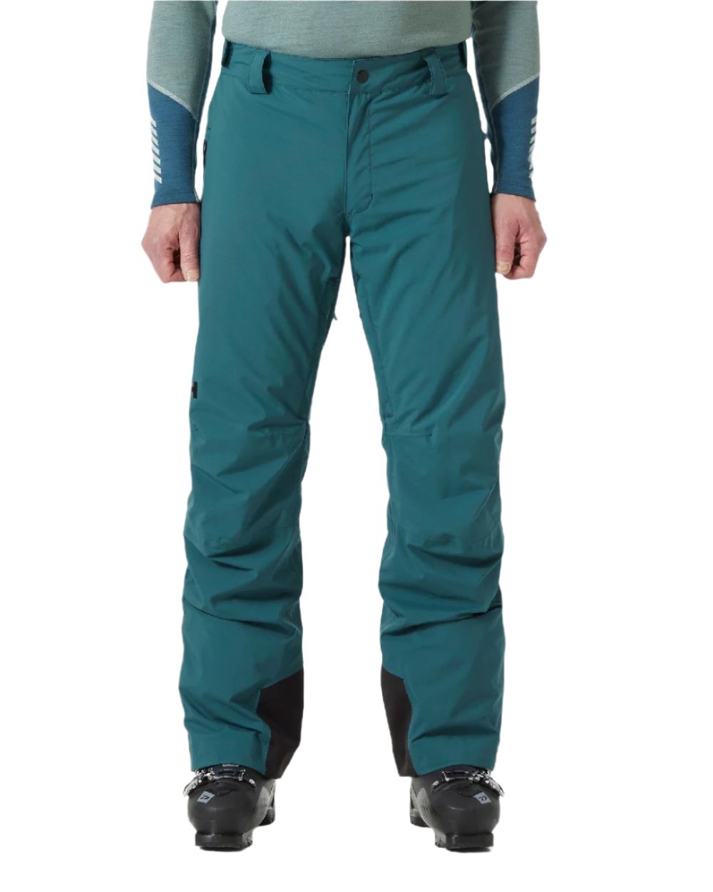 Dark Creek Coloured Helly Hansen Mens Legendary Insulated Ski Pants on white background 