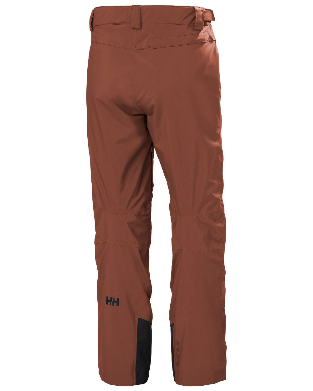 Iron Oxide Coloured Helly Hansen Mens Legendary Insulated Ski Pants on white background 