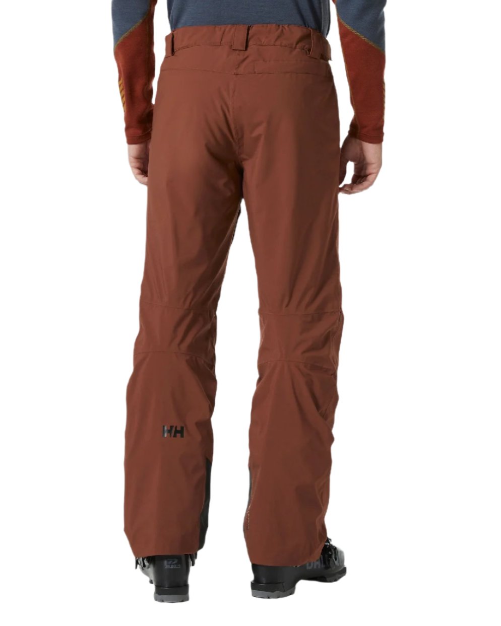 Iron Oxide Coloured Helly Hansen Mens Legendary Insulated Ski Pants on white background 