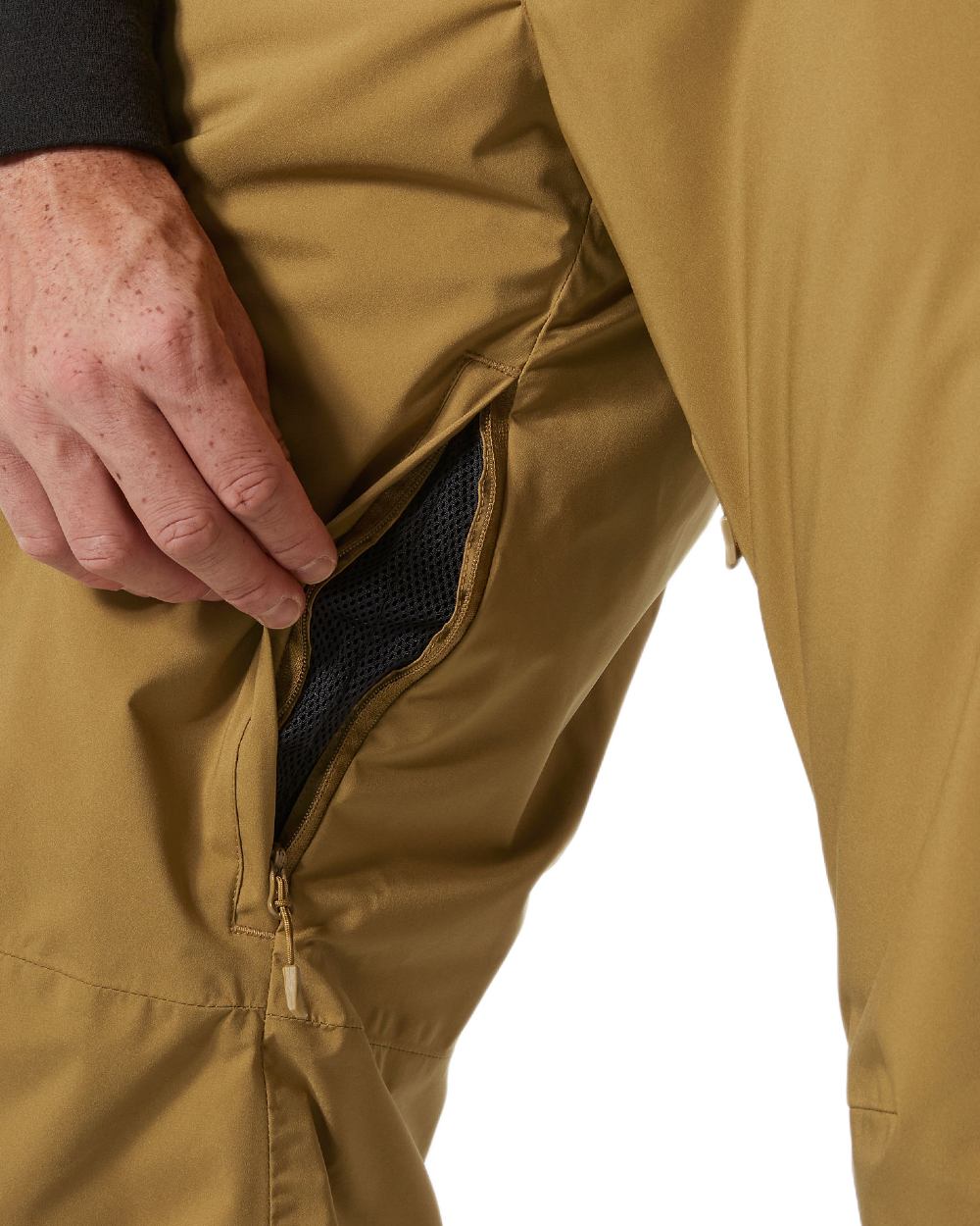 Lynx Coloured Helly Hansen Mens Legendary Insulated Ski Pants on white background 