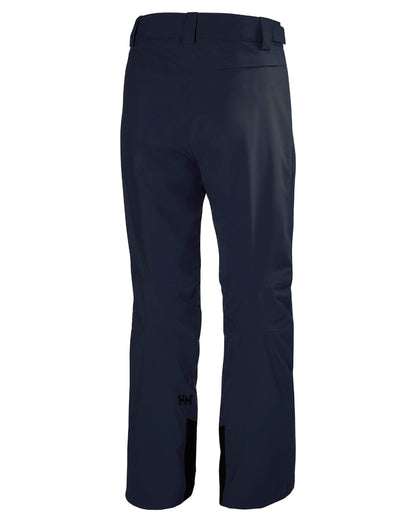 Navy Coloured Helly Hansen Mens Legendary Insulated Ski Pants on white background 