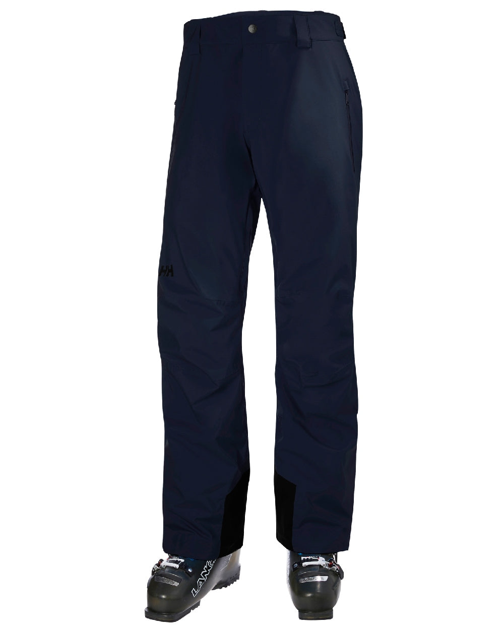 Navy Coloured Helly Hansen Mens Legendary Insulated Ski Pants on white background 