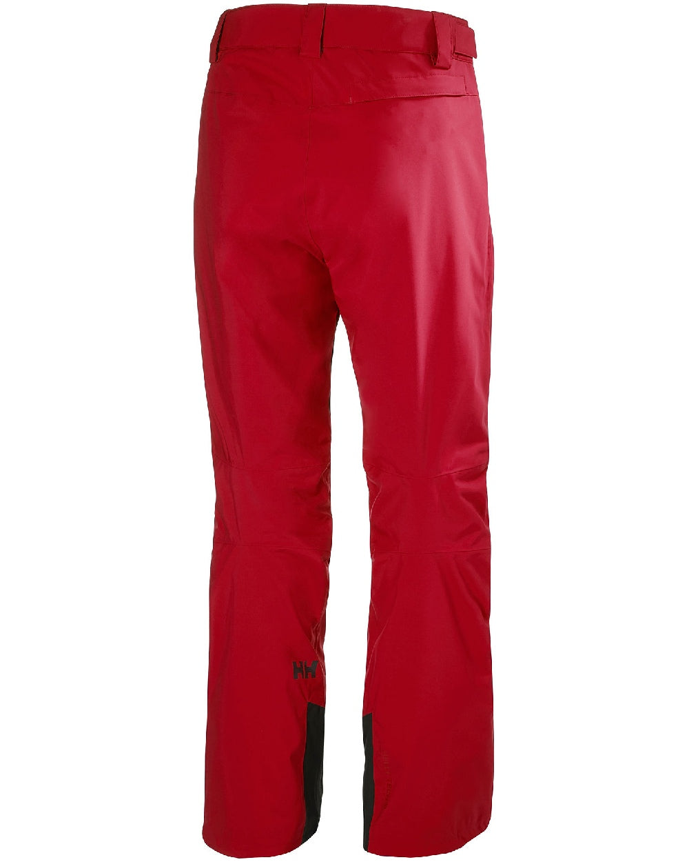 Red Coloured Helly Hansen Mens Legendary Insulated Ski Pants on white background 