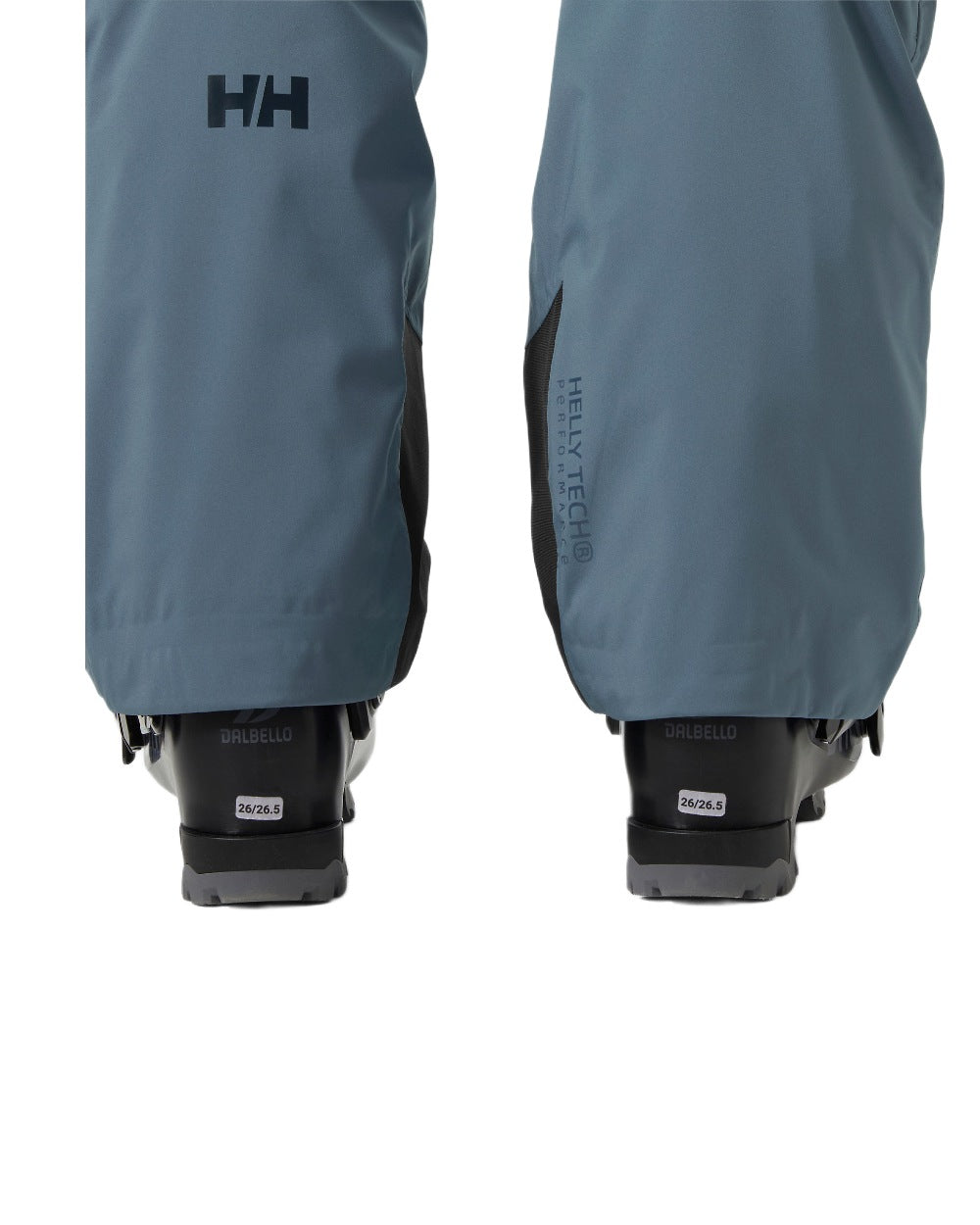 Washed Navy Coloured Helly Hansen Mens Legendary Insulated Ski Pants on white background 