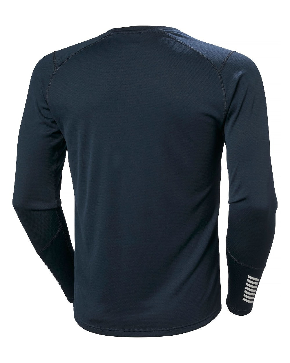 Navy Coloured Helly Hansen Mens Lifa Active Crew Base Layer on white background 