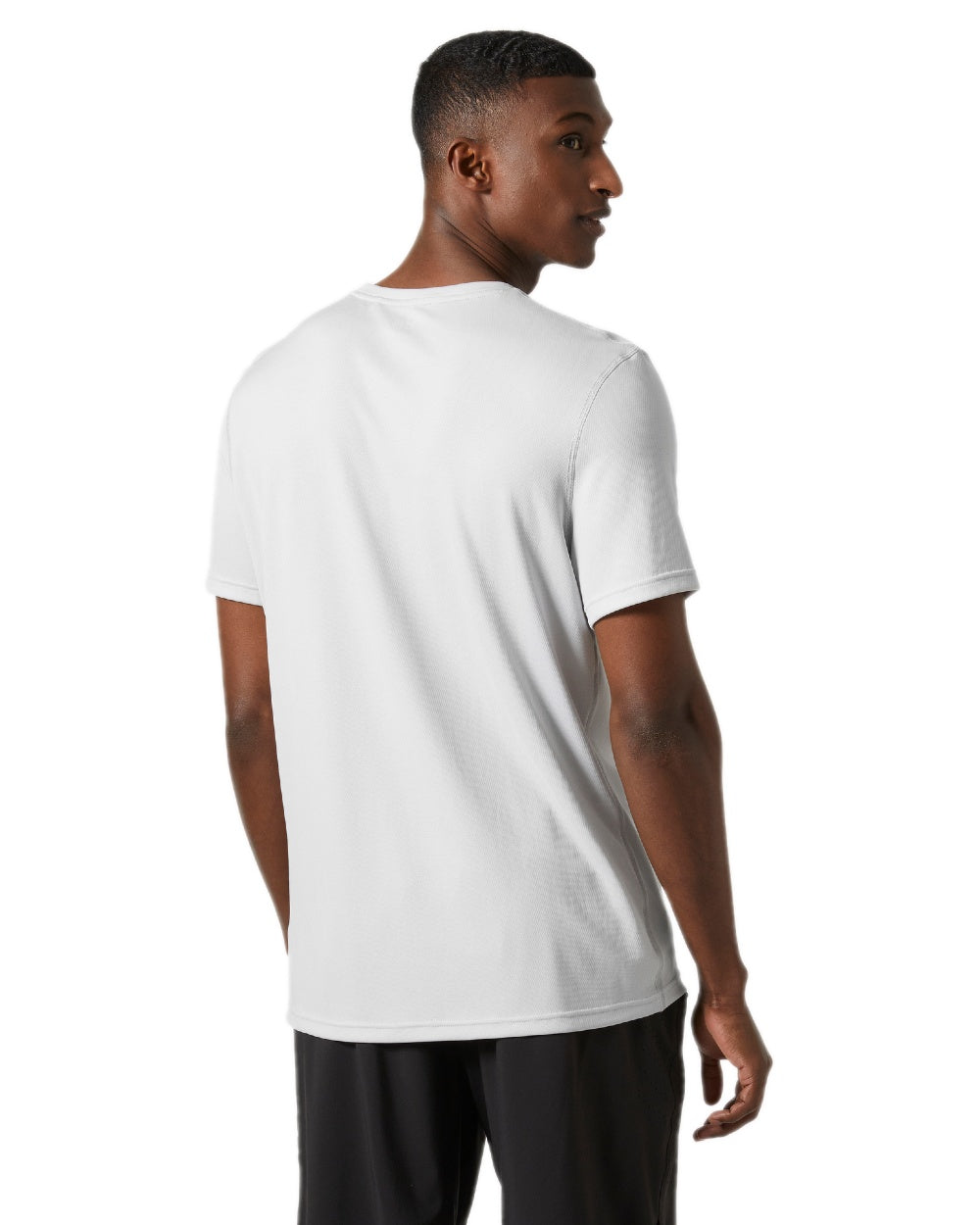 Grey Fog Coloured Helly Hansen Mens Lifa Active Solen T-Shirt on white background 