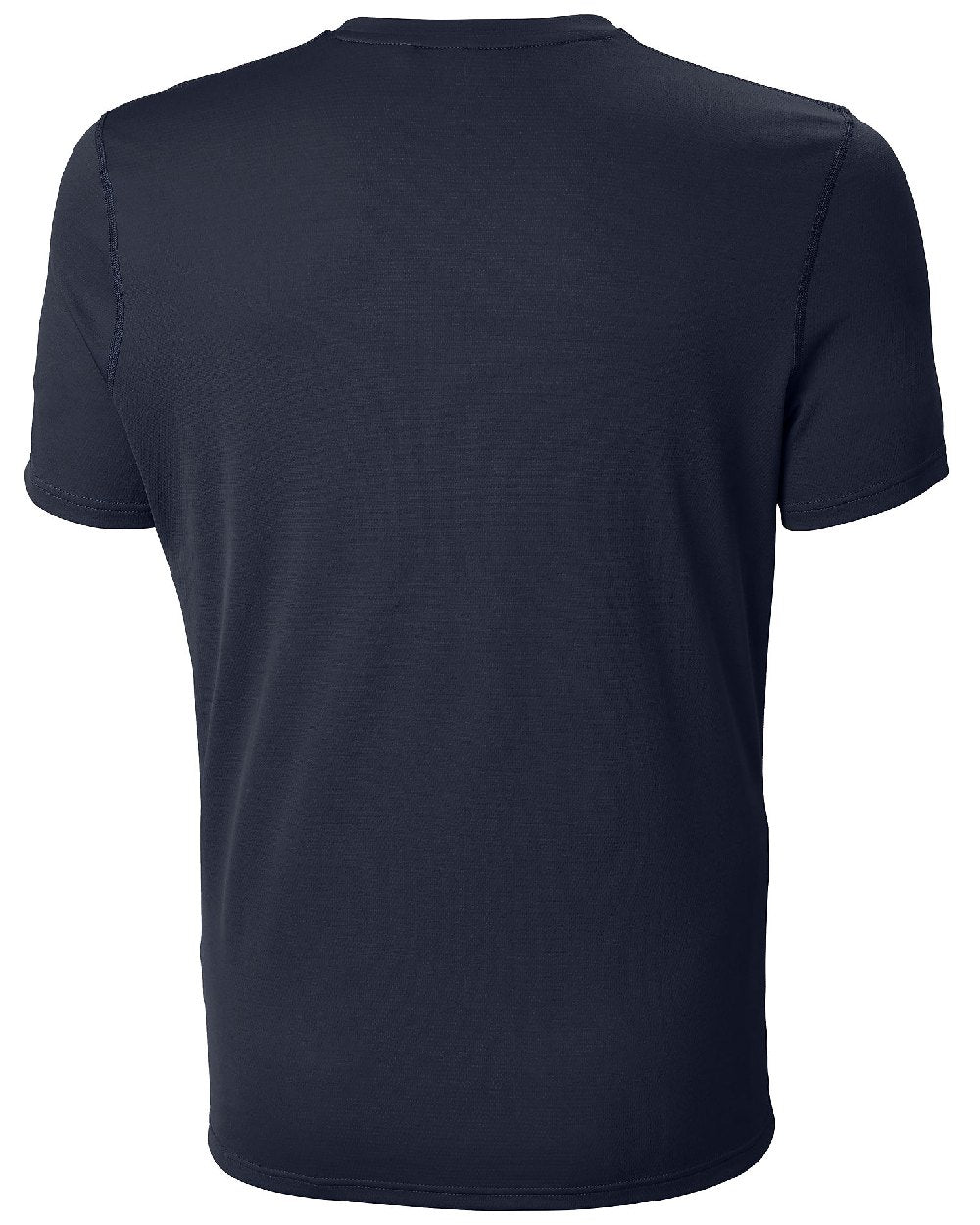 Navy Coloured Helly Hansen Mens Lifa Active Solen T-Shirt on white background 
