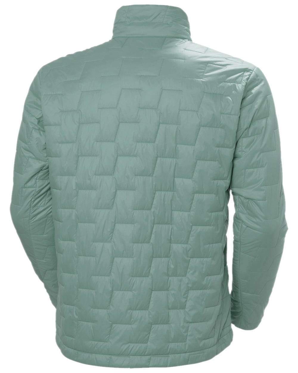 Cactus Coloured Helly Hansen Mens Lifaloft Insulator Jacket on white background 