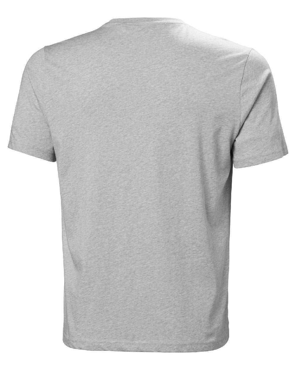 Grey Melange coloured Helly Hansen Mens Logo T-Shirt 3.0 on white background 