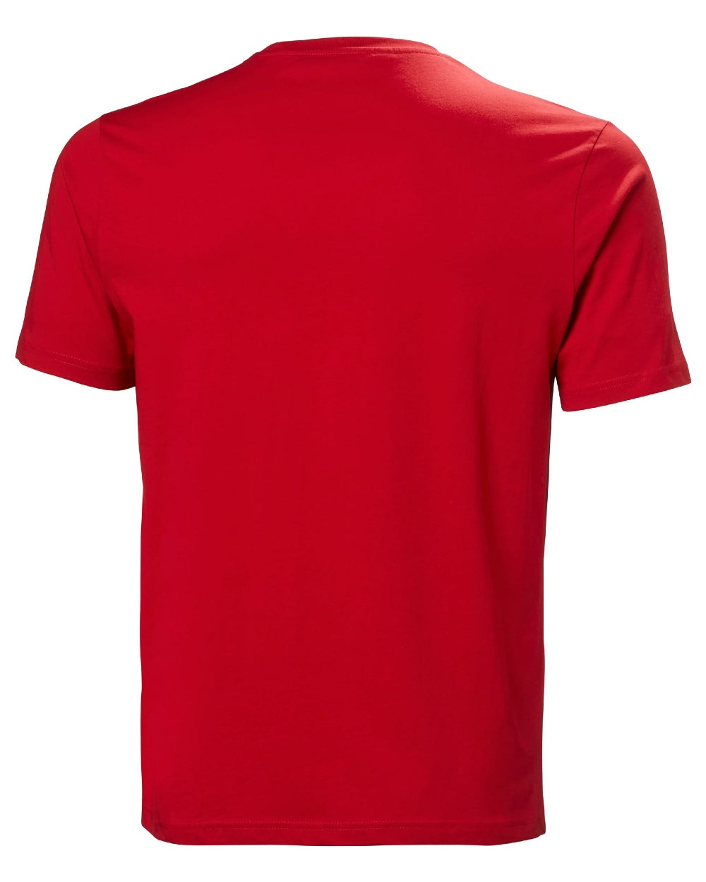 Red coloured Helly Hansen Mens Logo T-Shirt 3.0 on white background 