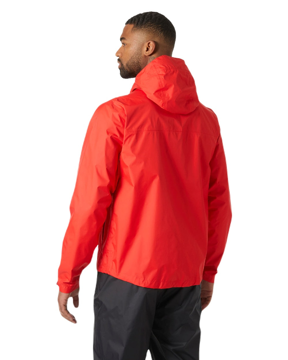 Alert Red coloured Helly Hansen Mens Loke Jacket 2.0 on white background 