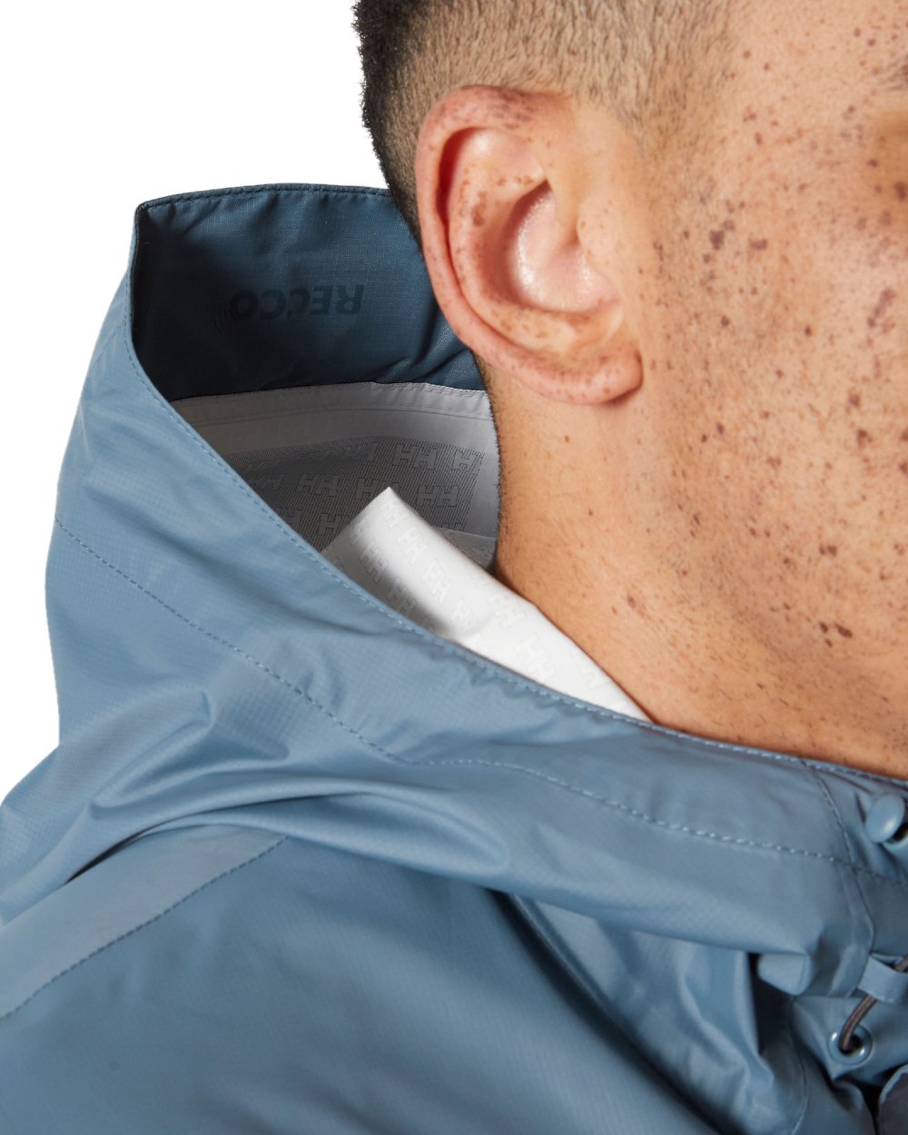 Washed Navy coloured Helly Hansen Mens Loke Jacket 2.0 on white background 